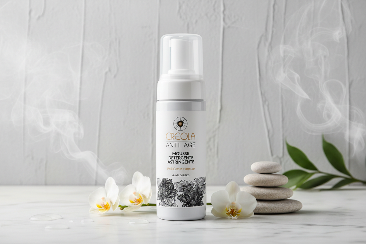 MOUSSE DETERGENTE ASTRINGENTE - PELLI GRASSE E IMPURE