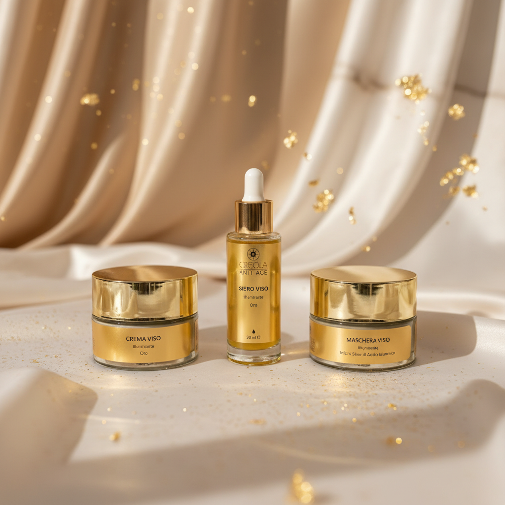 Kit Skin Care Anti-Age oro 24k