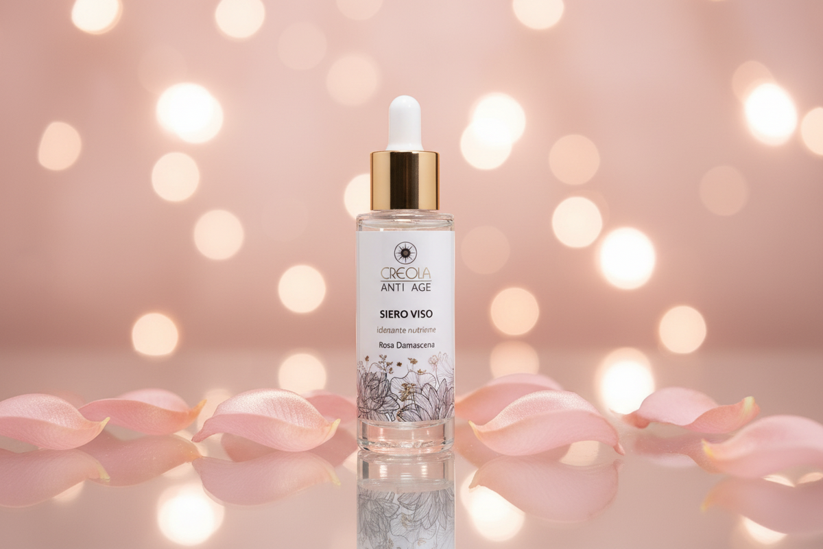 Siero Viso Idratante & Nutriente – Rosa Damascena